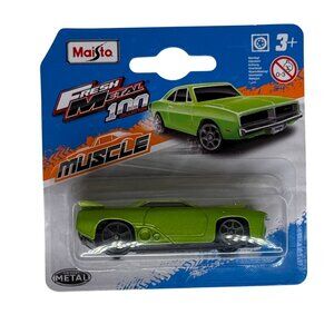 Maisto Fresh Metal Muscle Car 1:64 Diecast Green New